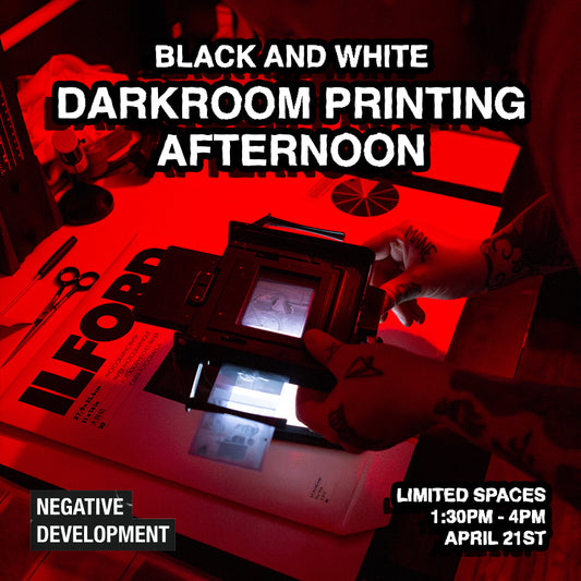 B&W Darkroom Printing Afternoon